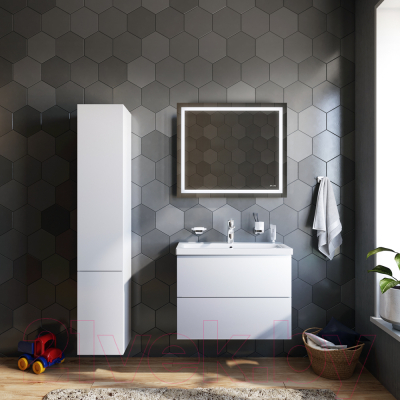 Шкаф-полупенал для ванной AM.PM Gem M90CHL0306WG (левый)