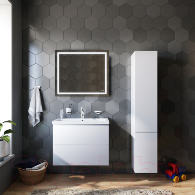 Шкаф-полупенал для ванной AM.PM Gem M90CHR0306WG (правый)