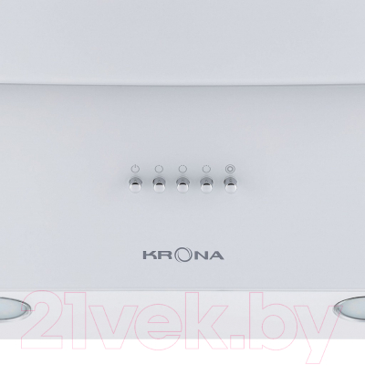 Вытяжка наклонная Krona INGA 600 White Push Button / 00018712