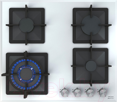 Газовая варочная панель Krona Calore 60 WH / 00026317