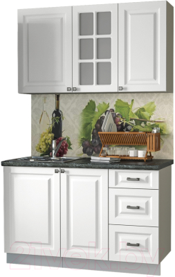 Кухонный гарнитур Интерлиния Мила Деко 1.3 Б - фото
