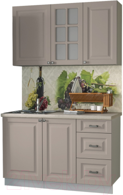 Кухонный гарнитур Интерлиния Мила Деко 1.3 Б - фото