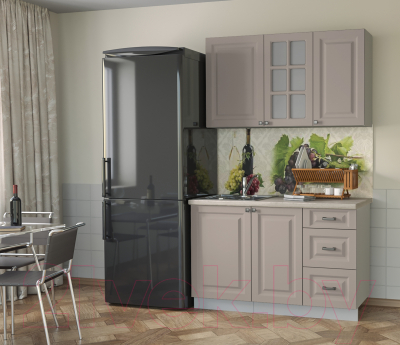 Кухонный гарнитур Интерлиния Мила Деко 1.3 Б