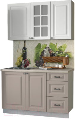 Кухонный гарнитур Интерлиния Мила Деко 1.3 Б - фото