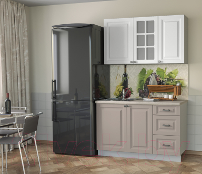 Кухонный гарнитур Интерлиния Мила Деко 1.3 Б