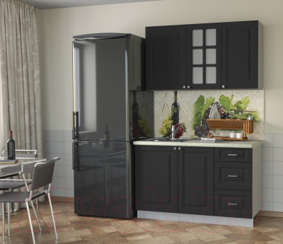 Кухонный гарнитур Интерлиния Мила Деко 1.3 Б