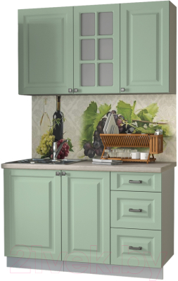 Кухонный гарнитур Интерлиния Мила Деко 1.3 Б - фото