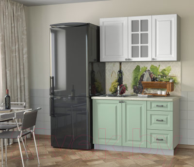 Кухонный гарнитур Интерлиния Мила Деко 1.3 Б