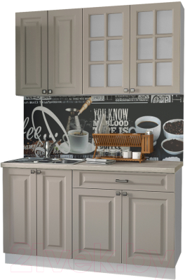 Кухонный гарнитур Интерлиния Мила Деко 1.4 А - фото