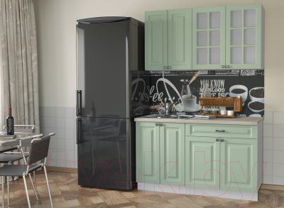 Кухонный гарнитур Интерлиния Мила Деко 1.4 А