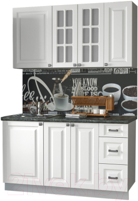 Кухонный гарнитур Интерлиния Мила Деко 1.4 Б - фото