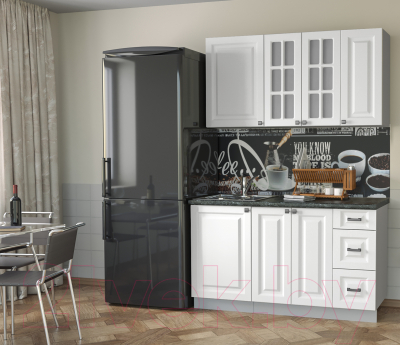 Кухонный гарнитур Интерлиния Мила Деко 1.4 Б