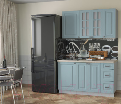 Кухонный гарнитур Интерлиния Мила Деко 1.4 Б