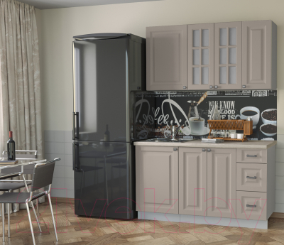 Кухонный гарнитур Интерлиния Мила Деко 1.4 Б