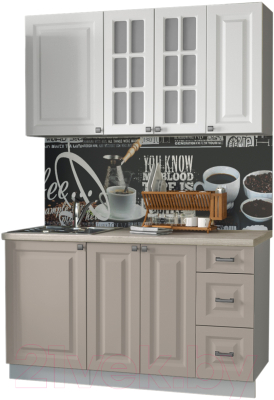 Кухонный гарнитур Интерлиния Мила Деко 1.4 Б - фото