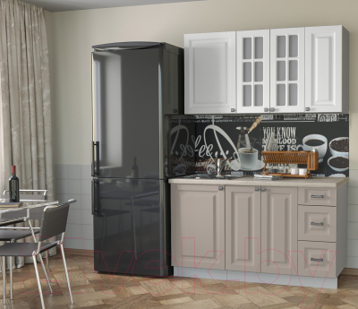 Кухонный гарнитур Интерлиния Мила Деко 1.4 Б