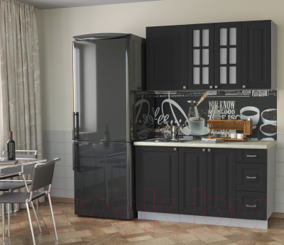 Кухонный гарнитур Интерлиния Мила Деко 1.4 Б