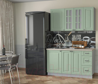 Кухонный гарнитур Интерлиния Мила Деко 1.4 Б