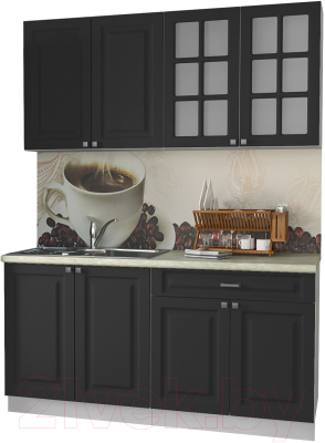 Кухонный гарнитур Интерлиния Мила Деко 1.6 А - фото