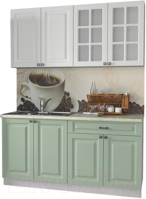 Кухонный гарнитур Интерлиния Мила Деко 1.6 А - фото