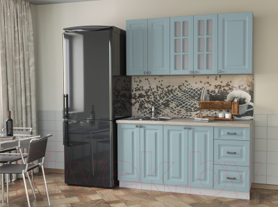 Кухонный гарнитур Интерлиния Мила Деко 1.6 Б