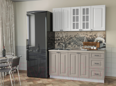 Кухонный гарнитур Интерлиния Мила Деко 1.6 Б