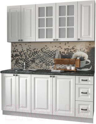 Кухонный гарнитур Интерлиния Мила Деко 1.7А - фото
