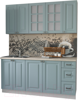 Кухонный гарнитур Интерлиния Мила Деко 1.7А - фото