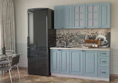 Кухонный гарнитур Интерлиния Мила Деко 1.7А