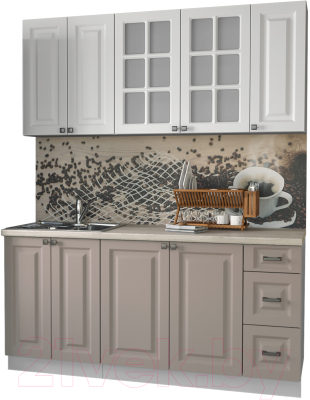 Кухонный гарнитур Интерлиния Мила Деко 1.7А - фото