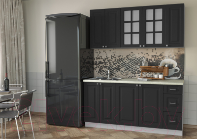 Кухонный гарнитур Интерлиния Мила Деко 1.7А