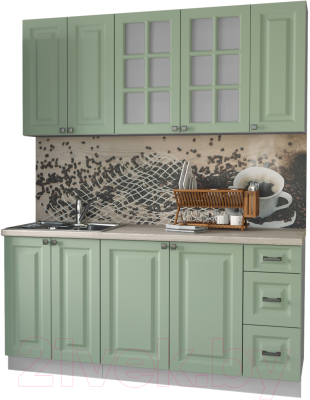 Кухонный гарнитур Интерлиния Мила Деко 1.7А - фото