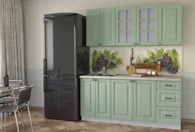 Кухонный гарнитур Интерлиния Мила Деко 1.8А