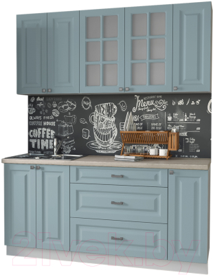 Кухонный гарнитур Интерлиния Мила Деко 1.7Б - фото