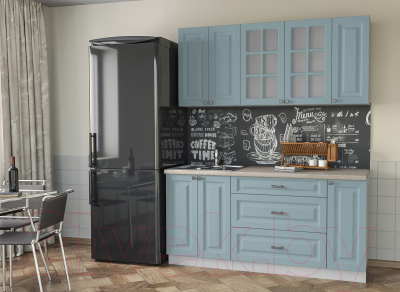 Кухонный гарнитур Интерлиния Мила Деко 1.7Б