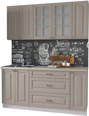 Кухонный гарнитур Интерлиния Мила Деко 1.7Б - фото
