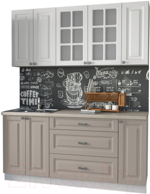 Кухонный гарнитур Интерлиния Мила Деко 1.7Б - фото
