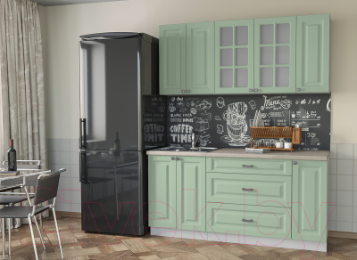 Кухонный гарнитур Интерлиния Мила Деко 1.7Б