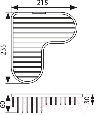 Полка для ванной Kaiser KH-5032