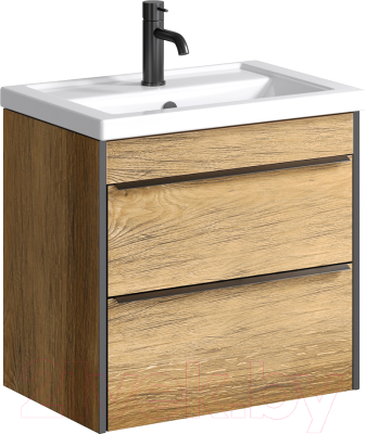 Тумба с умывальником Aqwella Fargo 60 / FRG0106DB - фото