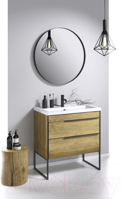 Тумба с умывальником Aqwella Fargo 80 / FRG0108DB