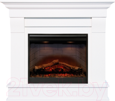 Портал для камина Смолком Albion MB/JUP/SYM26 (бьянко белый) - фото