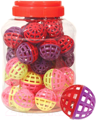 Набор игрушек для кошек Triol Мяч-погремушка 3856 / 22181015 - фото