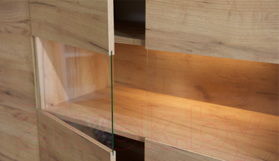 Тумба Империал Невио-2 (дуб крафт золотой/белый)