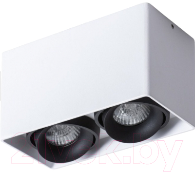 Комплект точечных светильников Arte Lamp Pictor A5654PL-2WH - фото