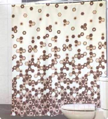 Шторка-занавеска для ванны Miranda Troy Beige