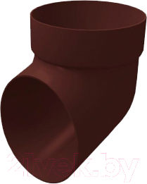 Колено трубы водосточной Grand Line Стандарт ПВХ сливное - фото