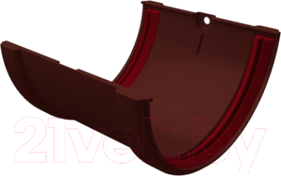 Соединитель желобов Grand Line Стандарт ПВХ - фото