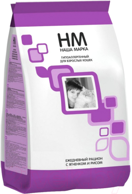 Сухой корм для кошек Наша Марка Гипоаллергенный с ягненком и рисом НМ015-1 - фото