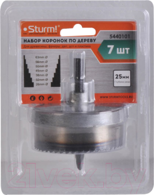 Набор коронок Sturm! 5440101 - фото